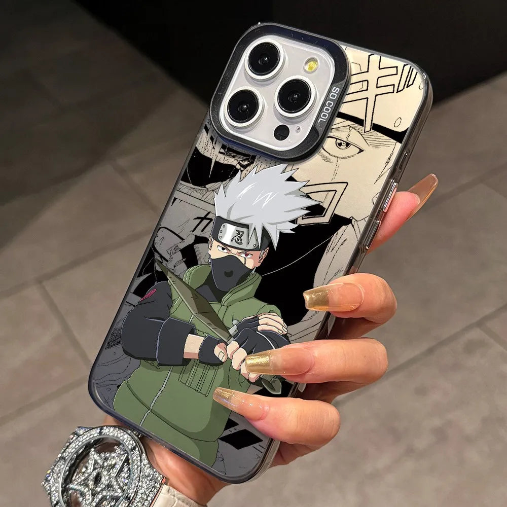 Kakashi Copy Ninja Manga Collage Case for iPhone