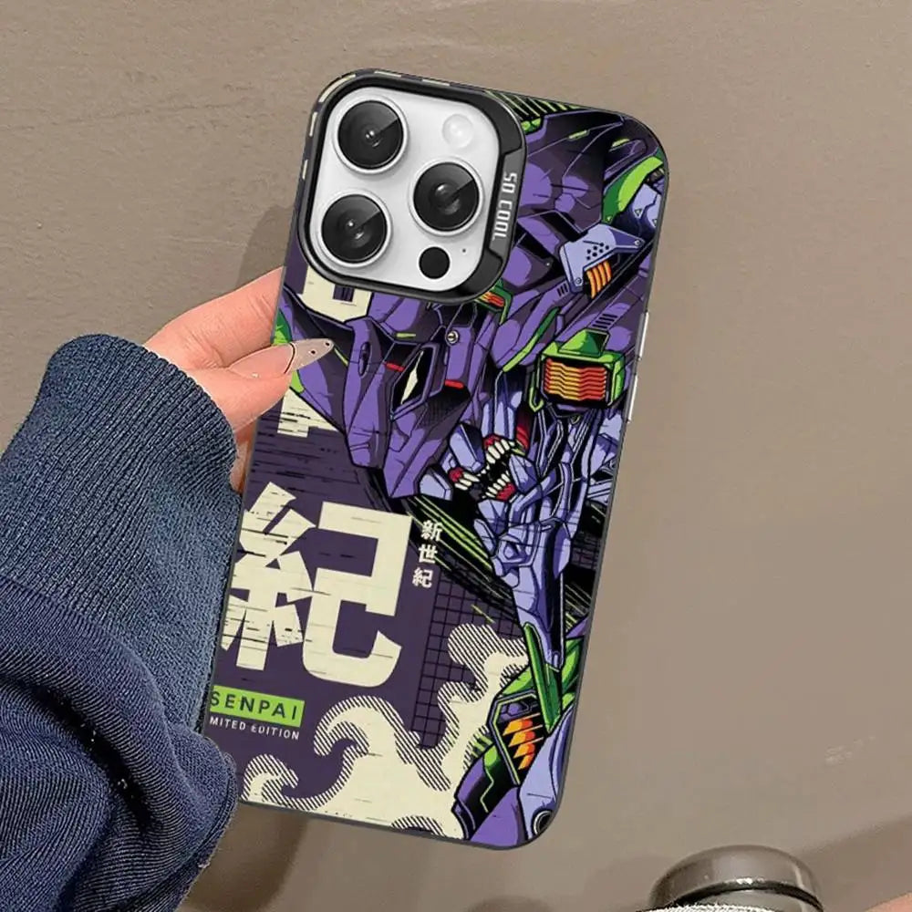 Eva Unit-01 Japanese Poster Case for iPhone - Graphite Black finish