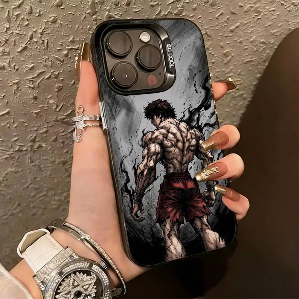 Baki Shadow Back Power Case for iPhone - Glossy Black finish