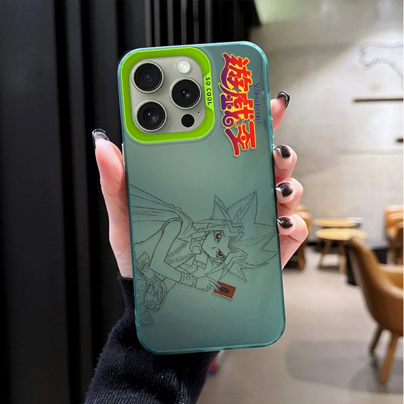 Yami Yugi Card Draw Sketch Case for iPhone - Mint Green finish