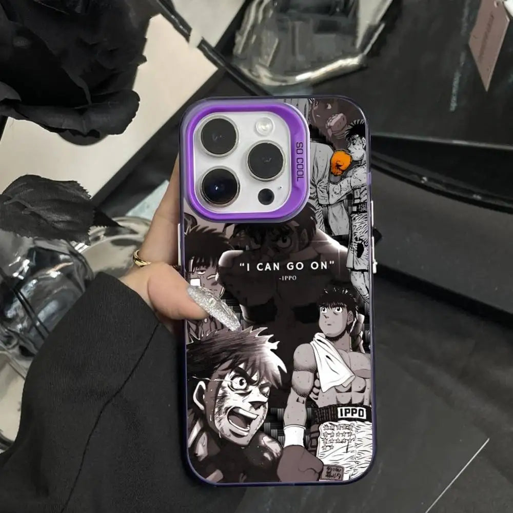 Ippo I Can Go On Manga Case for iPhone - Violet finish