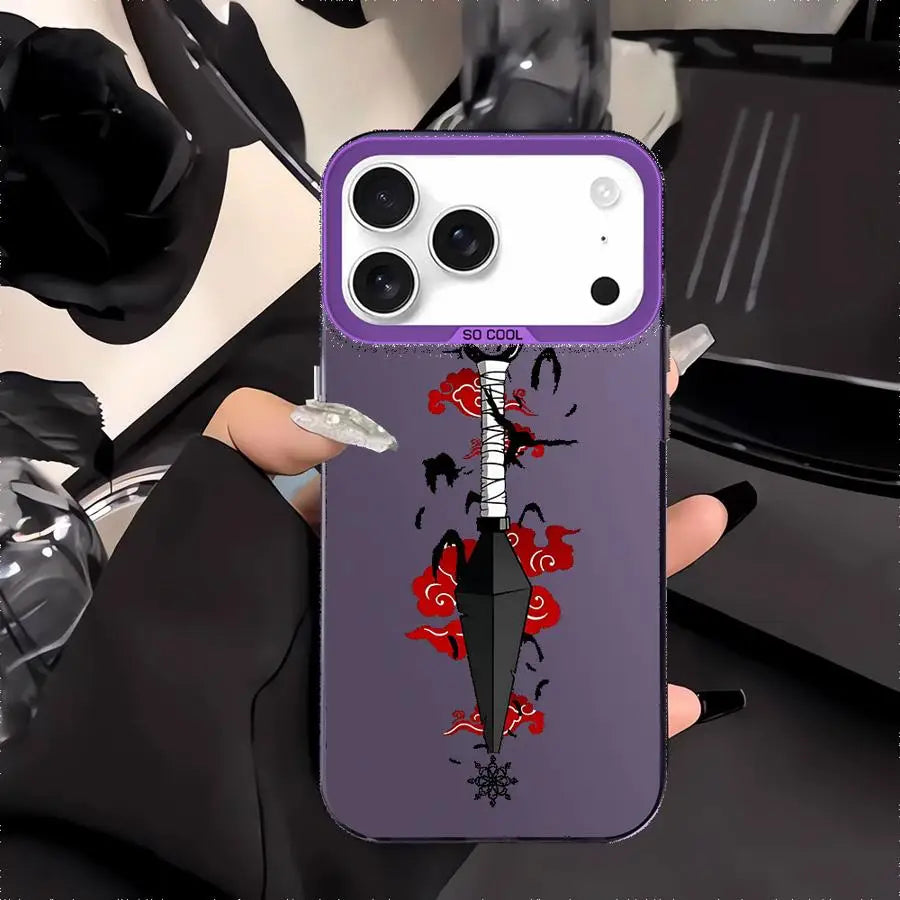Akatsuki Shinobi Lineup Case for iPhone - Purple