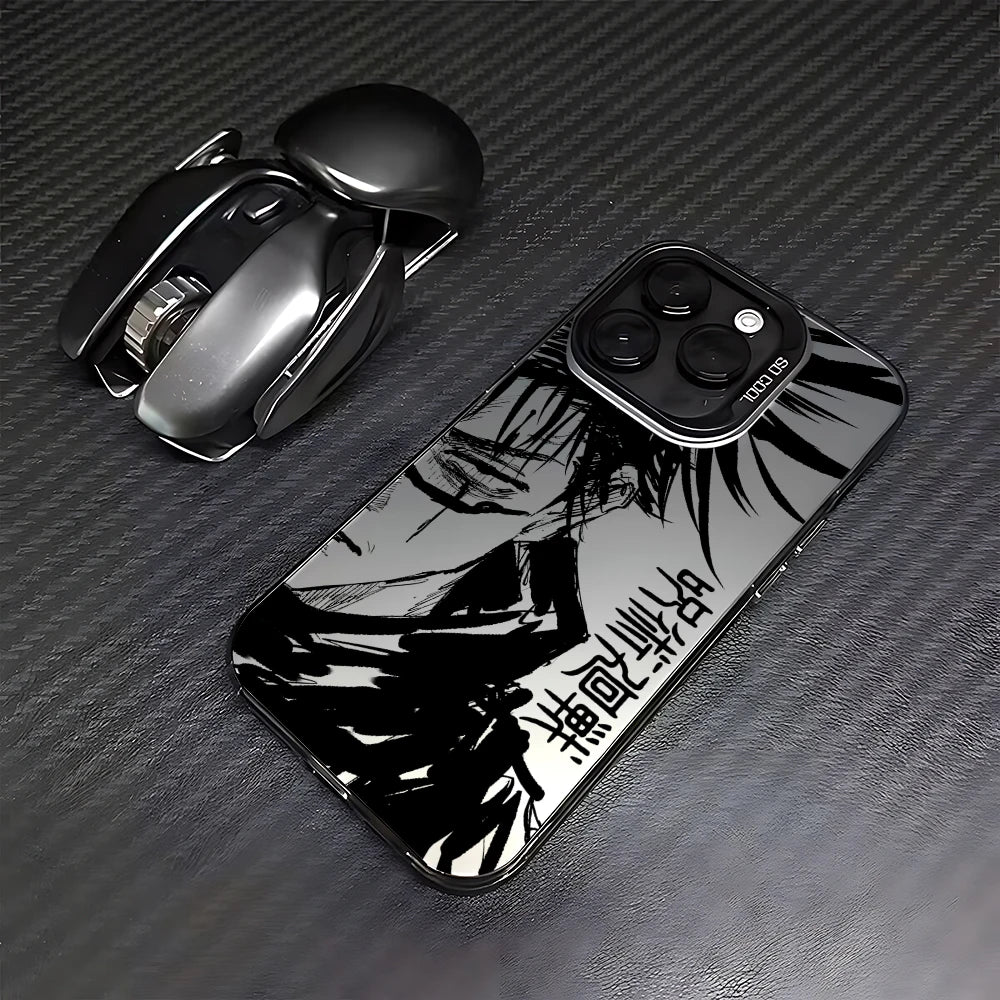 Geto Shadow Profile Manga Case for iPhone - Black finish