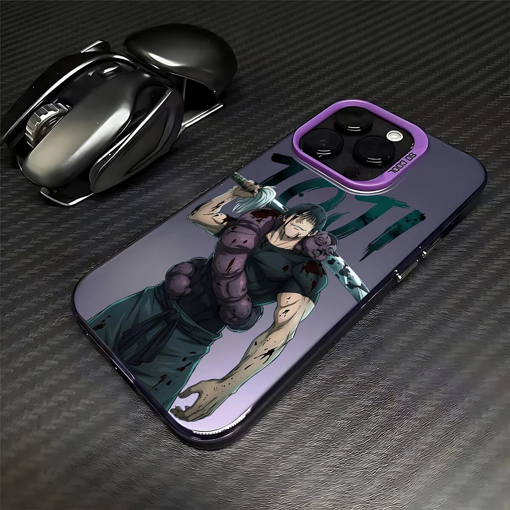 Toji Cursed Spirit Guardian Case for iPhone - Purple finish