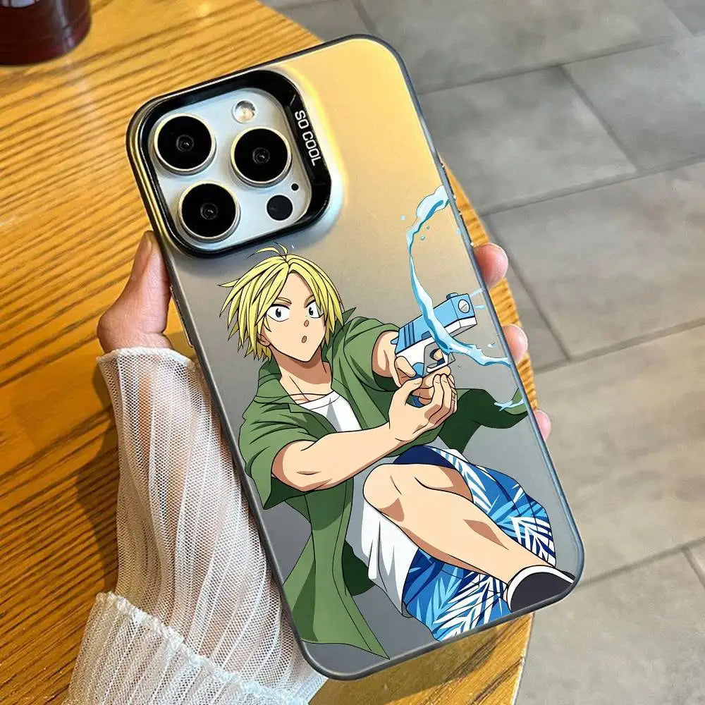 Shin Blue Wave Action Matte Case for iPhone - Candy Matte finish