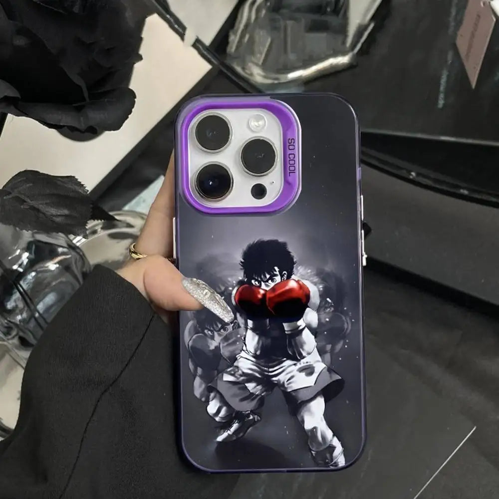 Ippo Red Gloves Spotlight Case for iPhone - Violet finish