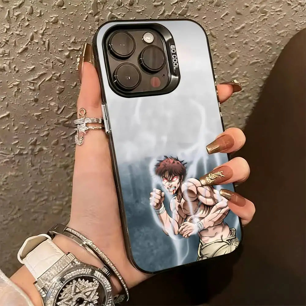 Baki Fighting Spirit Case for iPhone - Glossy Black finish