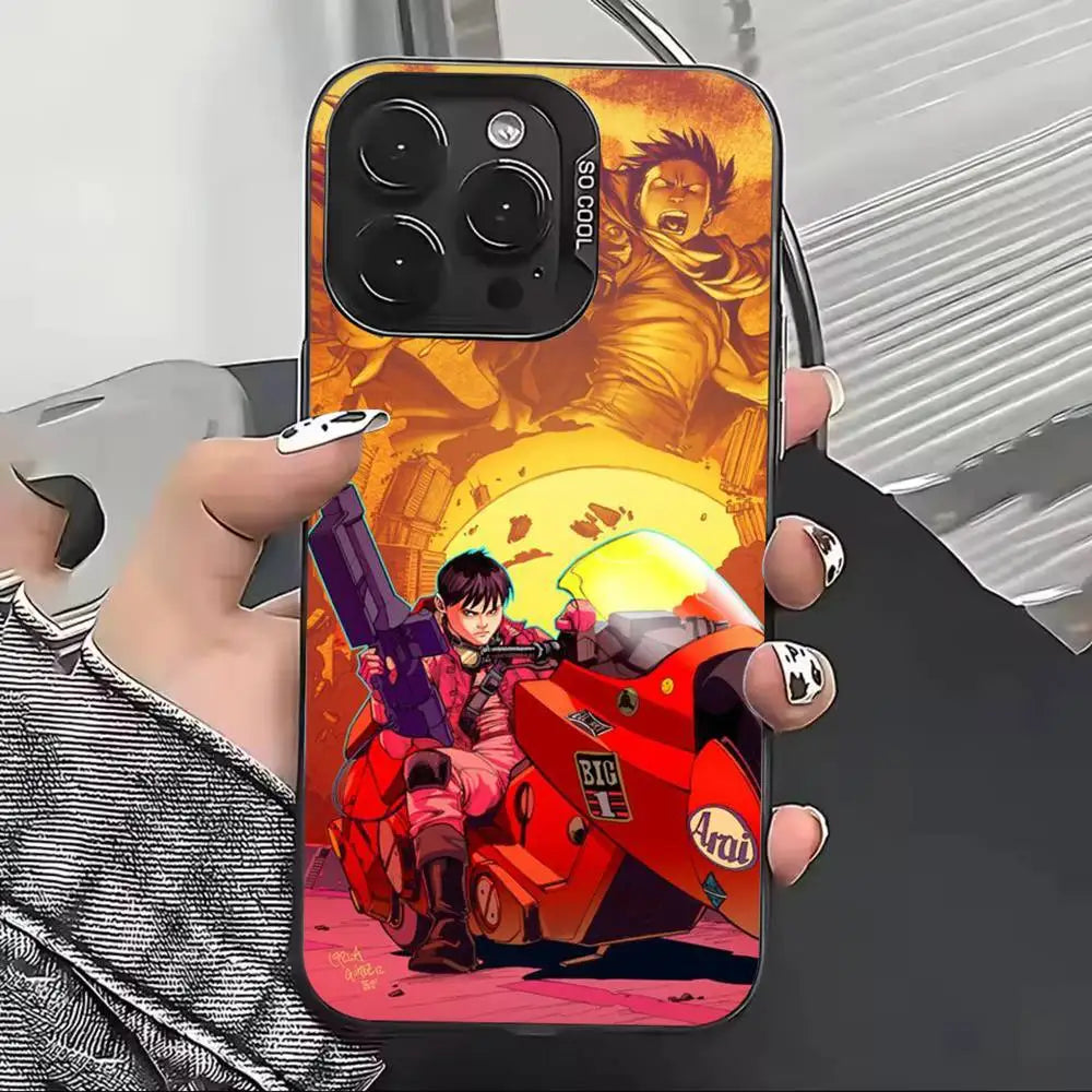 Sunset Neo-Tokyo Collage Case for iPhone - Black finish