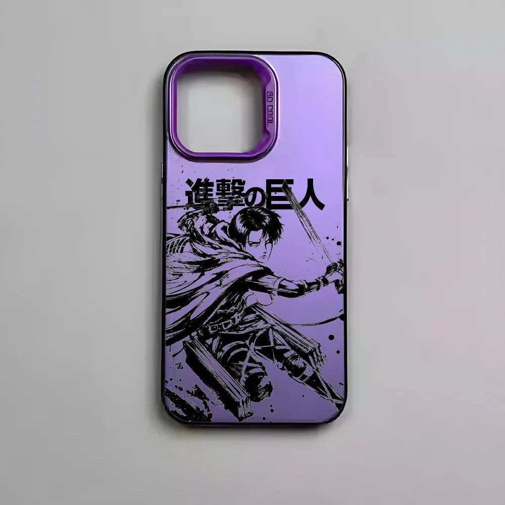Survey Corps Matte Series Case for iPhone - Design 1 - Purple