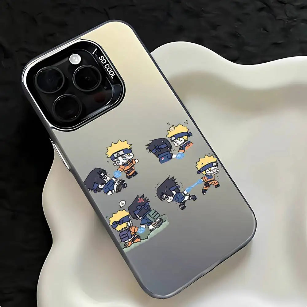 Naruto & Sasuke Chibi Rivalry Case for iPhone
