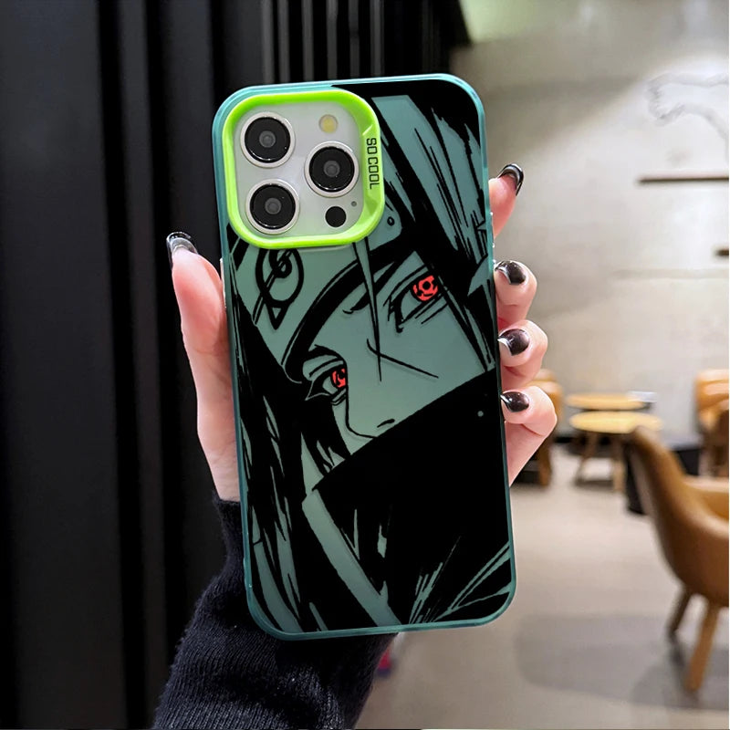 Itachi Sharingan Shadow Case for iPhone - Green finish