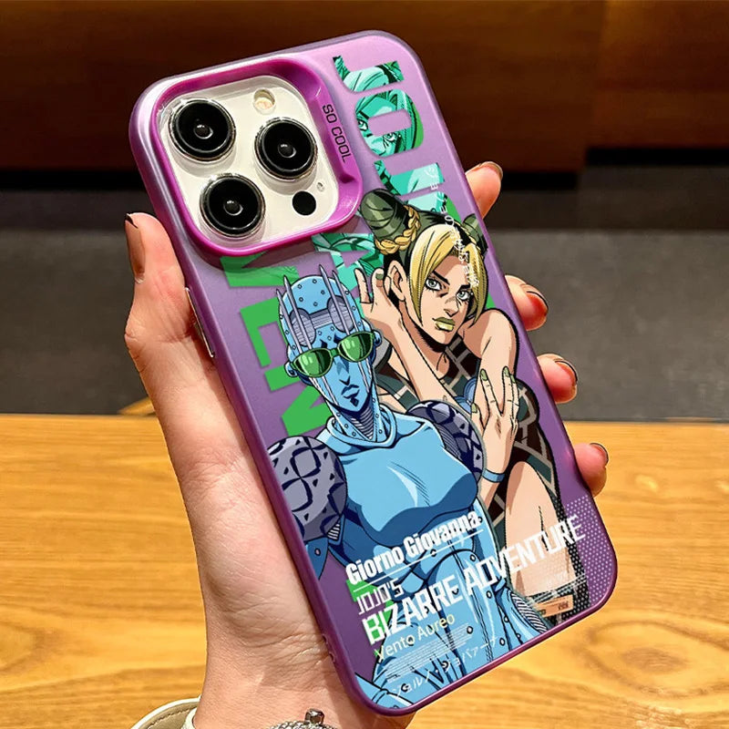 Jolyne and Stone Free Acrylic Case for iPhone - Rose Pink finish