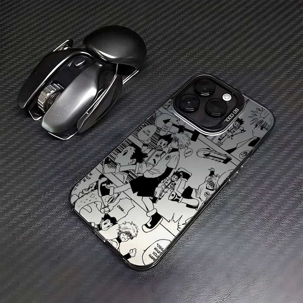 Hunter Exam Manga Panel Case for iPhone - Graphite Black finish