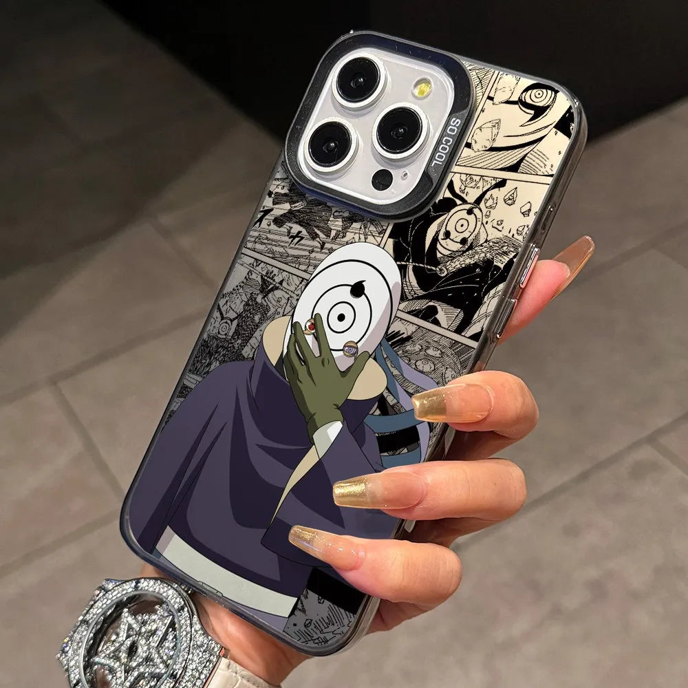 Obito Masked Shinobi Manga Collage Case for iPhone
