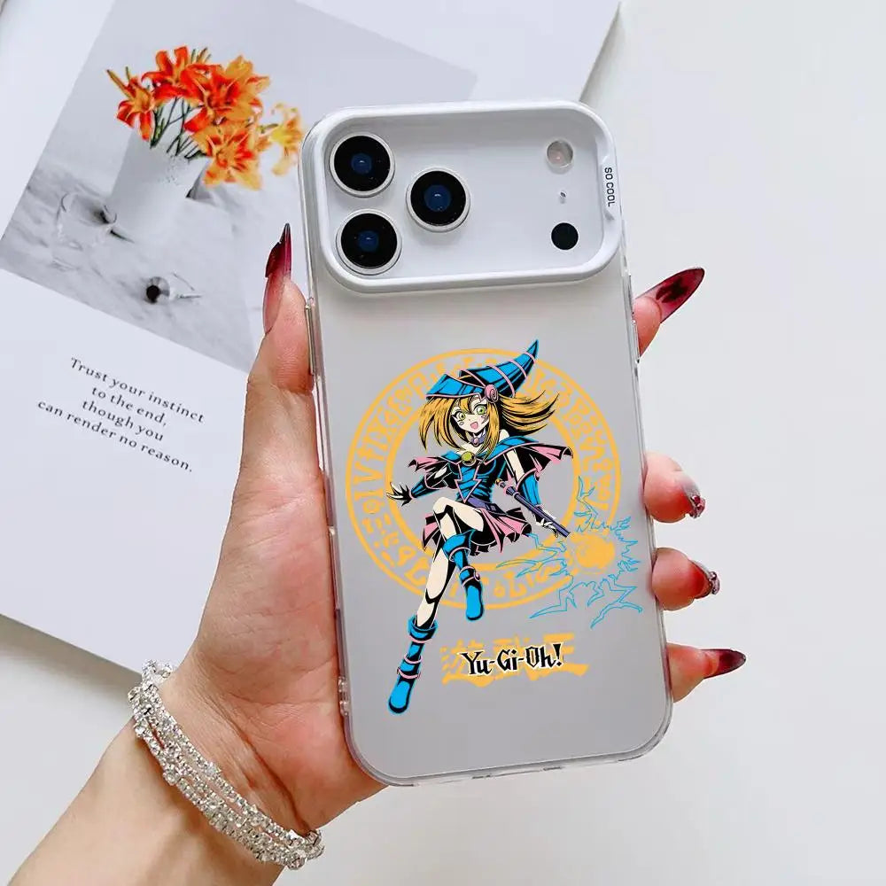 Dark Magician Girl Magic Circle Aurora Case for iPhone - Frost White finish