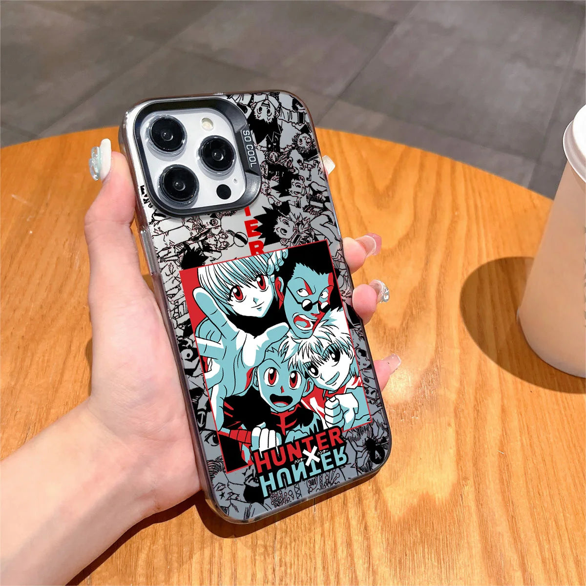 Hunter Team Pop Art Case for iPhone - Graphite Black finish