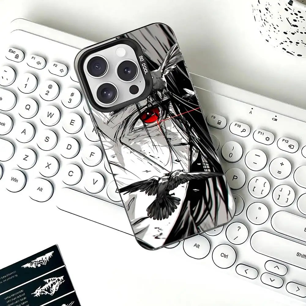 Itachi Raven Genjutsu Manga Case for iPhone