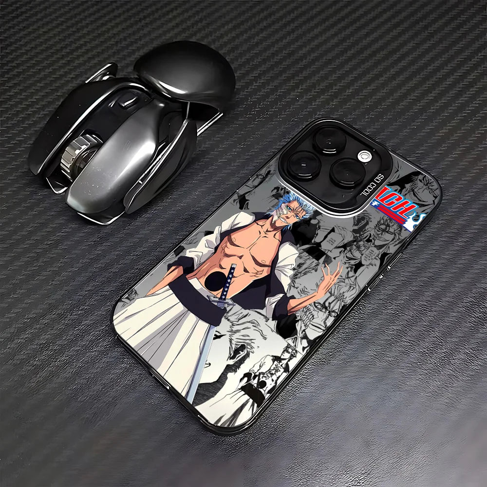 Grimmjow Arrancar Manga Case for iPhone - Black Frame finish