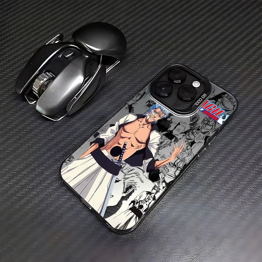 Grimmjow Arrancar Manga Case for iPhone - Black Frame finish