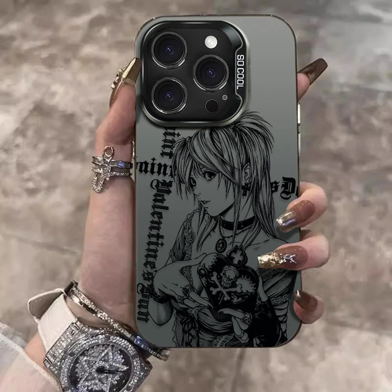 Misa Gothic Rose Gradient Case for iPhone - Graphite Black finish