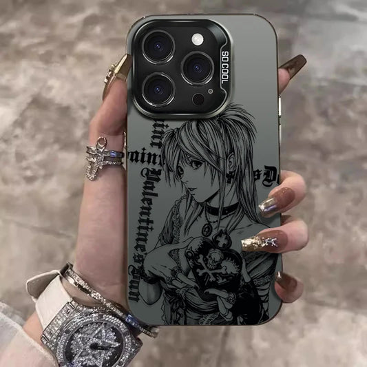 Misa Gothic Rose Gradient Case for iPhone - Graphite Black finish
