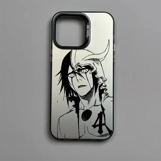 Ulquiorra Espada Four Manga Case for iPhone - Black Frame finish