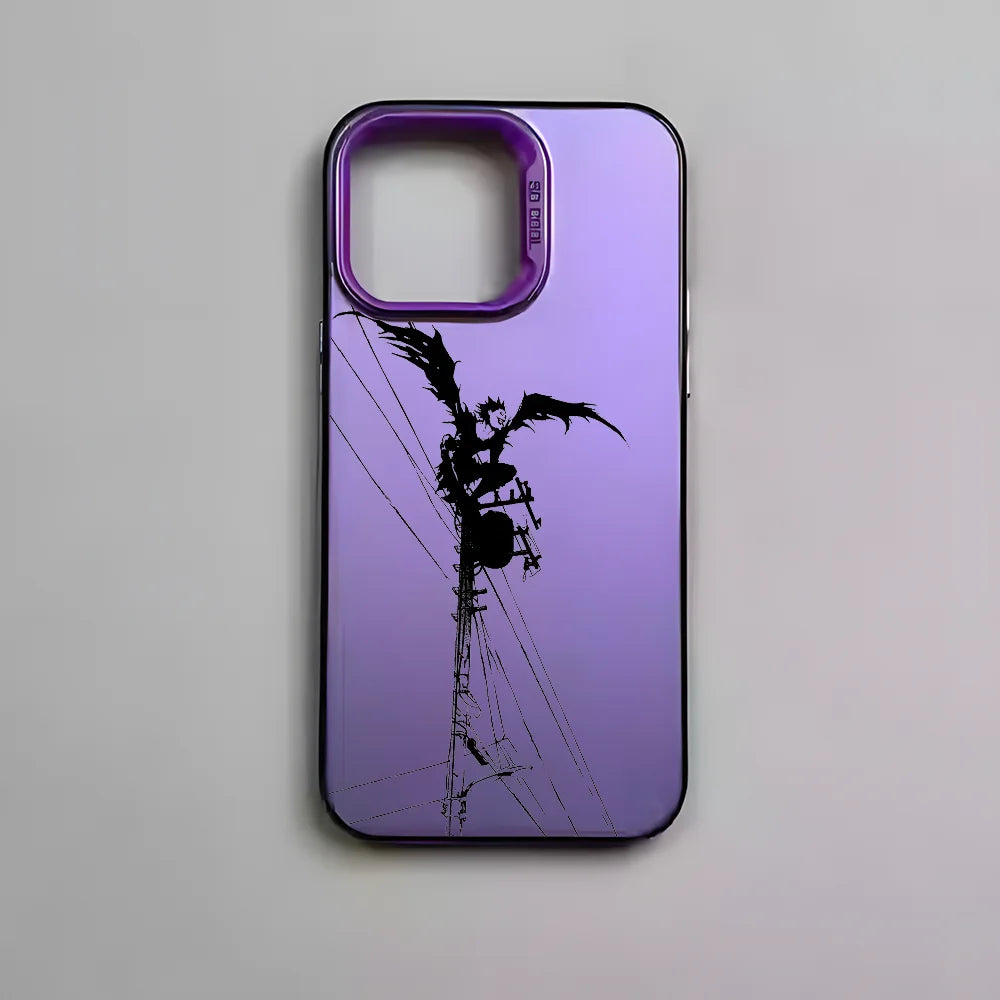 Ryuk Shadow Gradient Case for iPhone - Violet finish