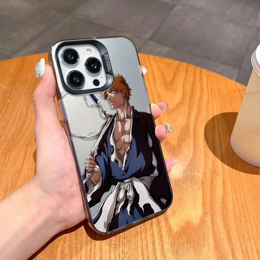 Ichigo Bankai Battle Stance Case for iPhone - Black Edge finish