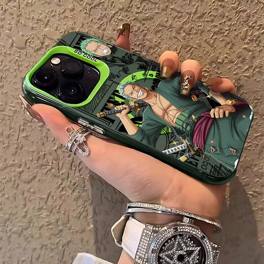 Zoro Three-Sword Green Magnetic Case for iPhone - Green finish