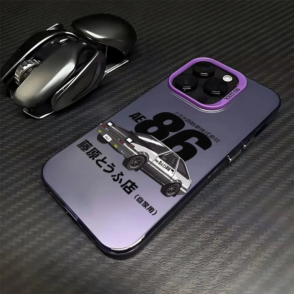 AE86 Tofu Shop Garage Case for iPhone - Violet finish