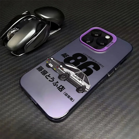 AE86 Tofu Shop Garage Case for iPhone - Violet finish