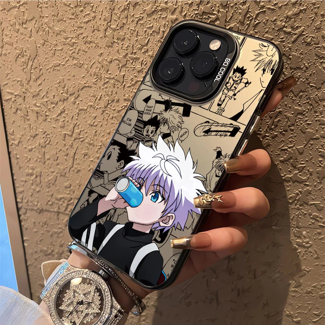 Killua Bubble Manga Collage Case for iPhone - Sand Beige finish