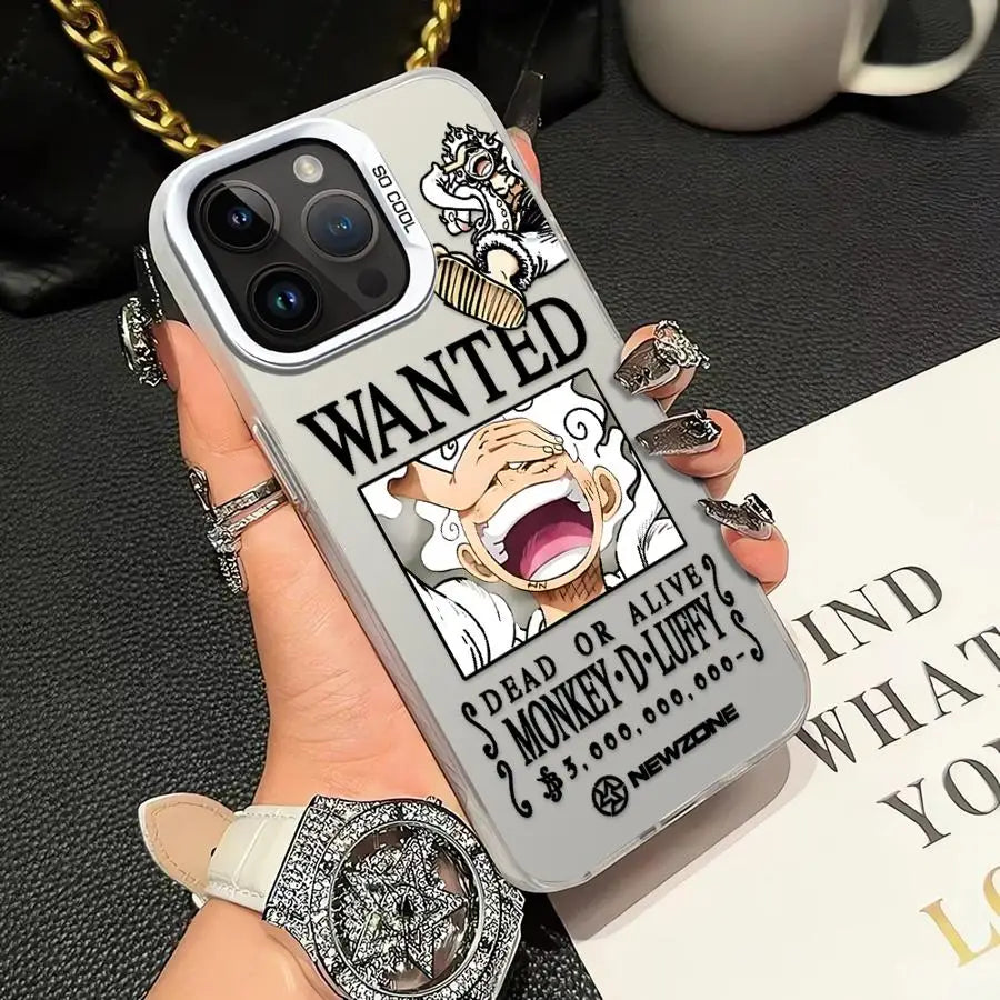 Luffy Graphic Series Case for iPhone - Design 1 — White