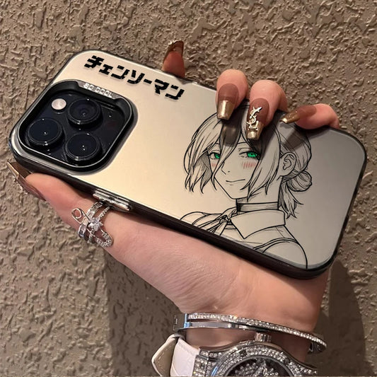 Reze Frosted Sketch Case for iPhone - Graphite Black finish