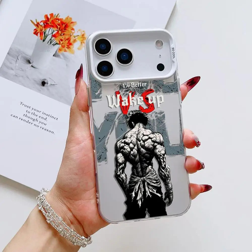 Baki Wake Up Training Case for iPhone - Pearl White finish