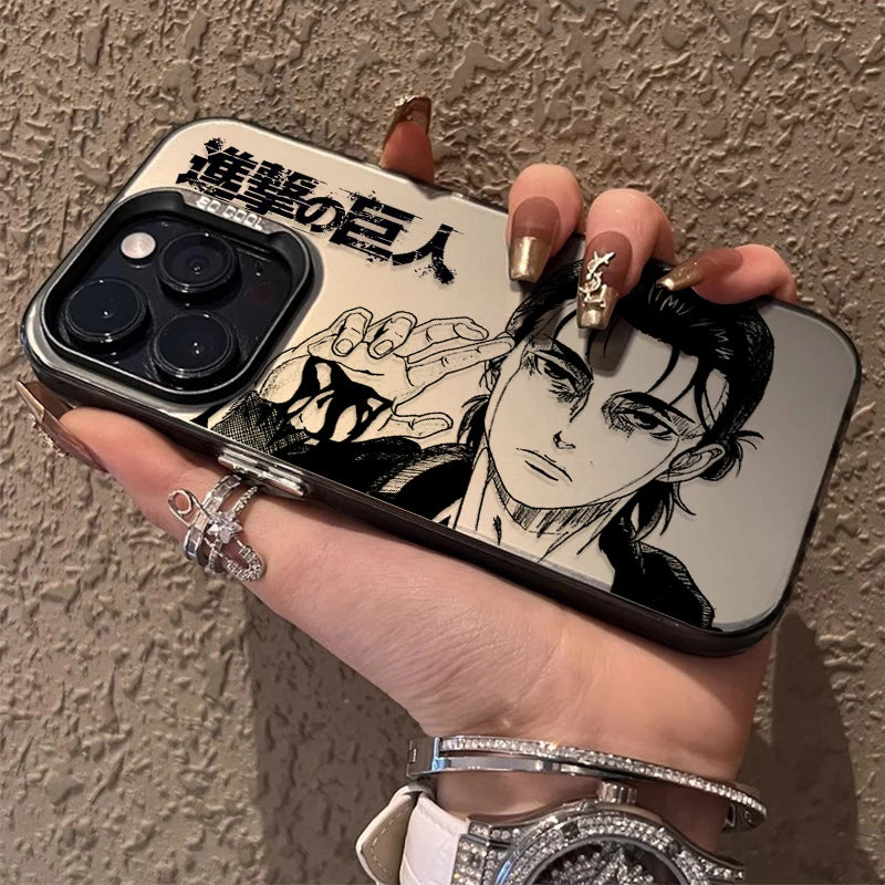 Scout Regiment Character Series Case for iPhone - Design 1 - Black