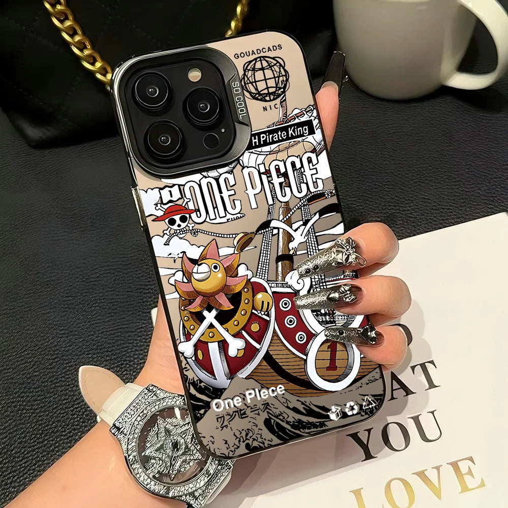 Grand Line Matte Art Case for iPhone - Design 7 — Black
