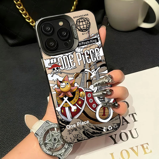 Thousand Sunny Manga Voyage Case for iPhone - Black finish