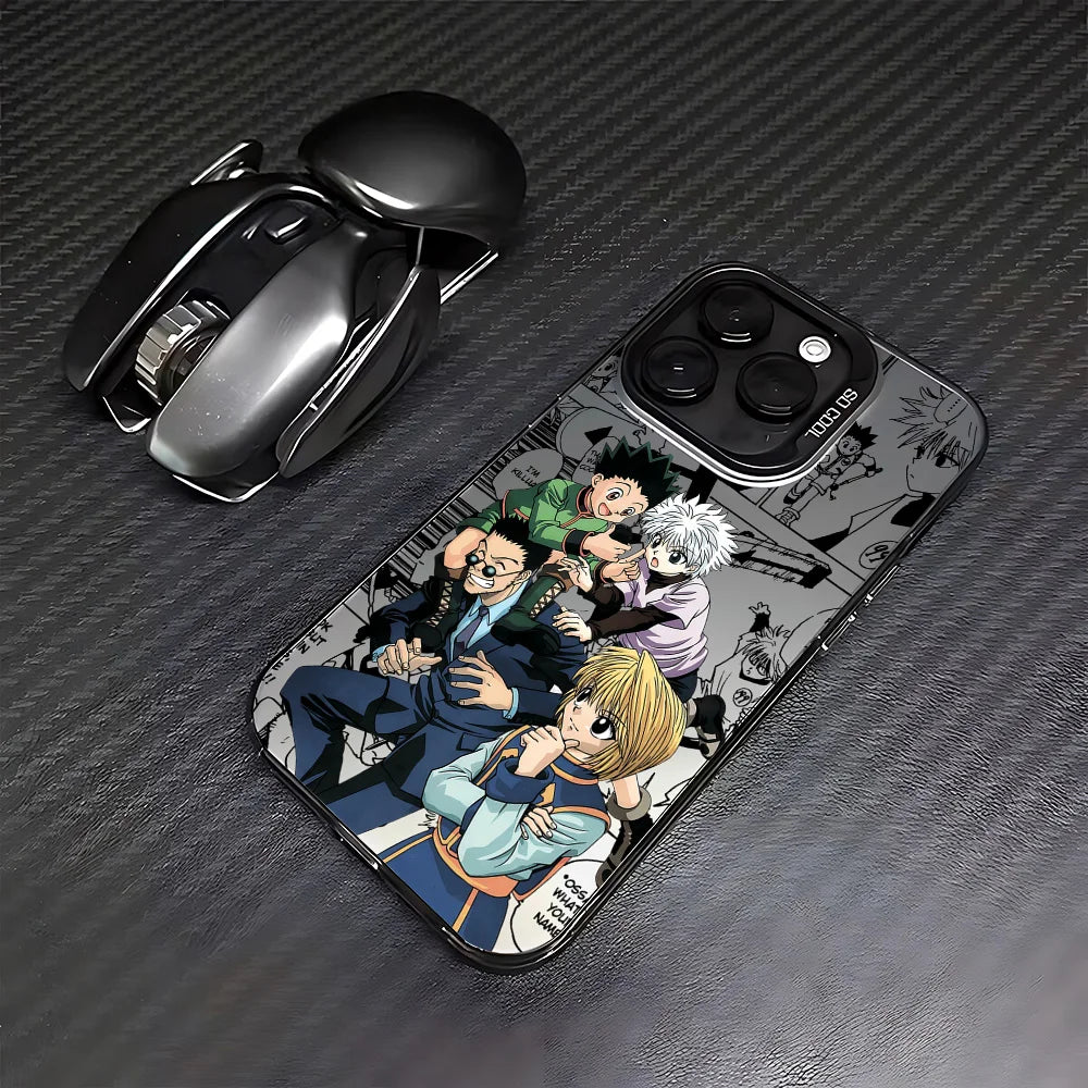 Hunter Team Manga Collage Case for iPhone - Graphite Black finish