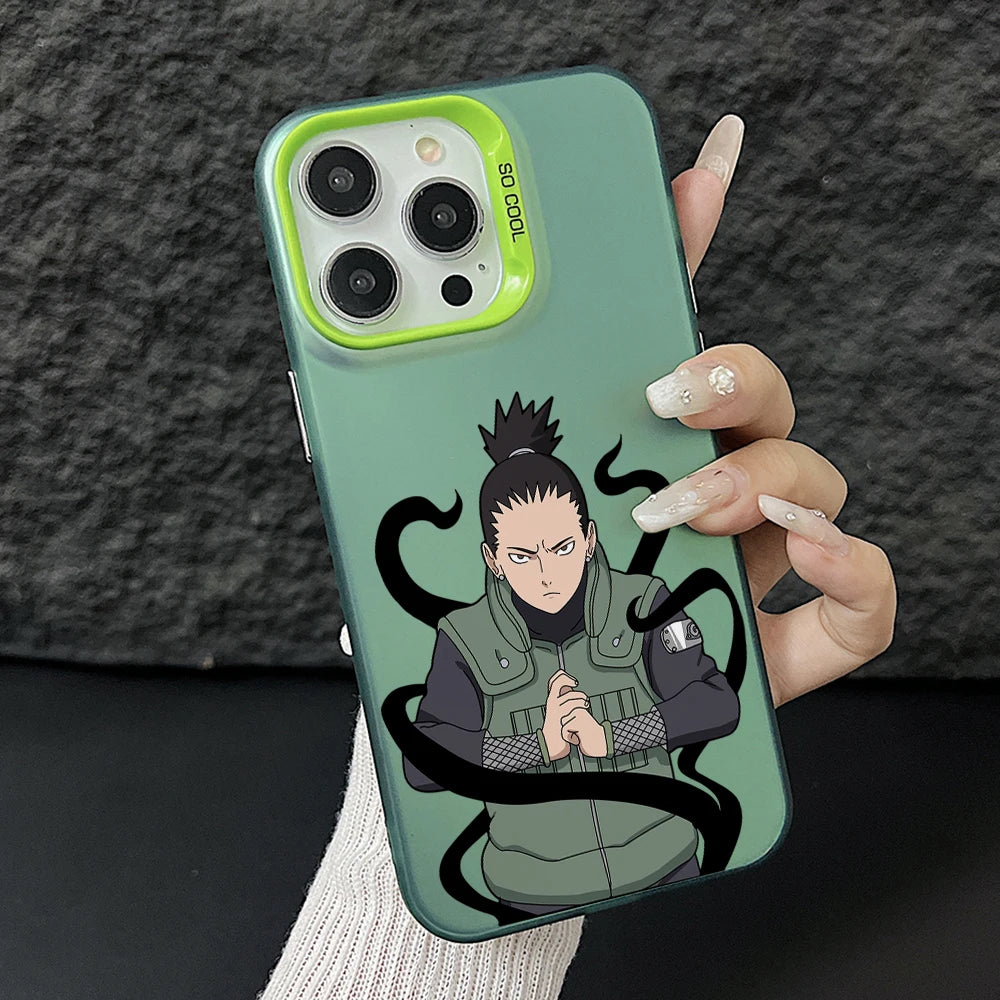 Shikamaru Shadow Technique Case for iPhone - Mint Green