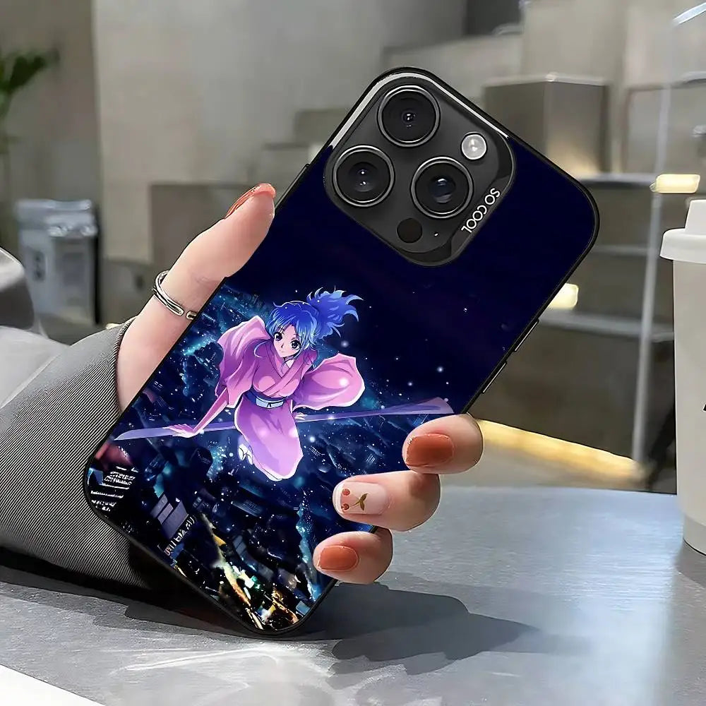 Botan Moonlit City Case for iPhone - Matte Black finish