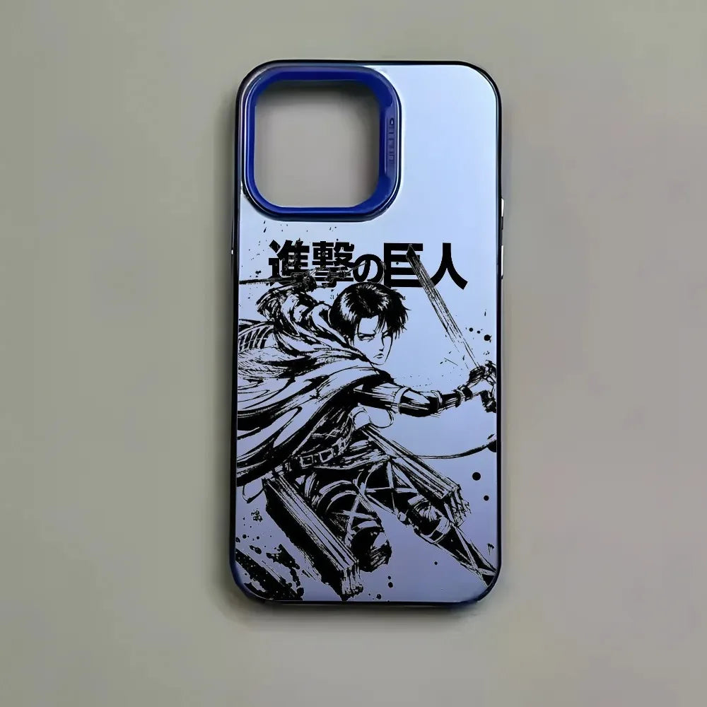 Survey Corps Matte Series Case for iPhone - Design 1 - Blue