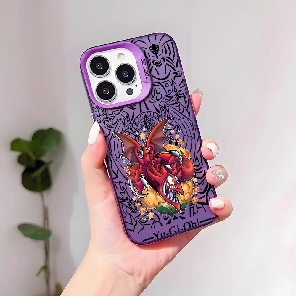 Slifer the Sky Dragon Chibi Case for iPhone - Aurora Violet finish