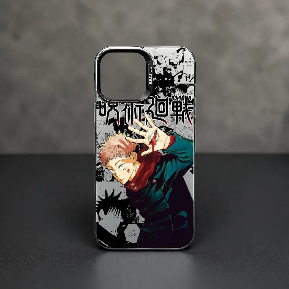 Yuji Bloodied Hand Manga Case for iPhone - Black finish