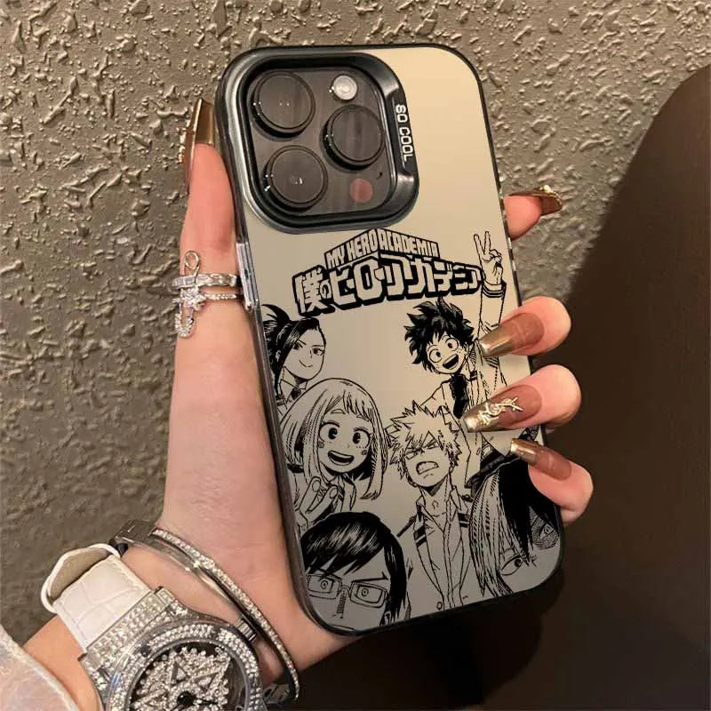 Hero Class Manga Portraits Case for iPhone - Graphite finish