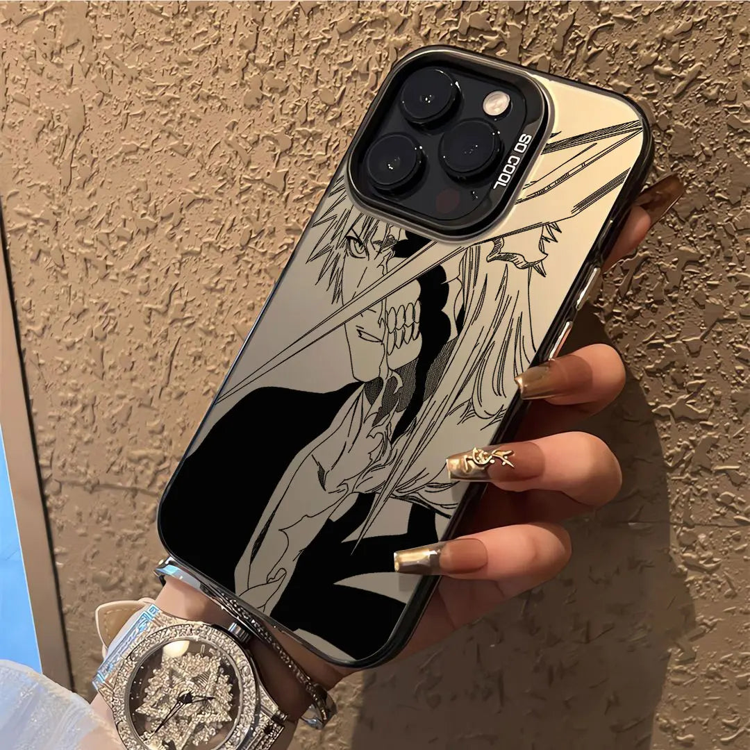 Hollow Ichigo Sword Clash Case for iPhone - Champagne Mirror finish