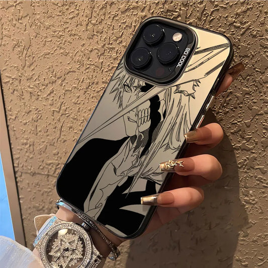 Hollow Ichigo Sword Clash Case for iPhone - Champagne Mirror finish
