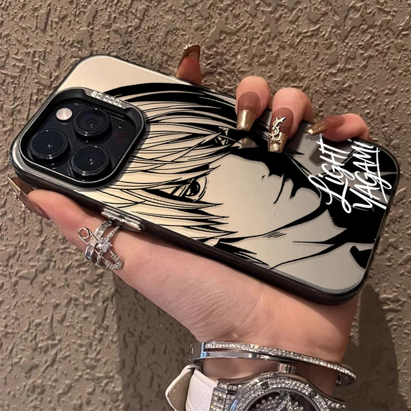 Light Yagami Manga Portrait Case for iPhone - Graphite Black finish