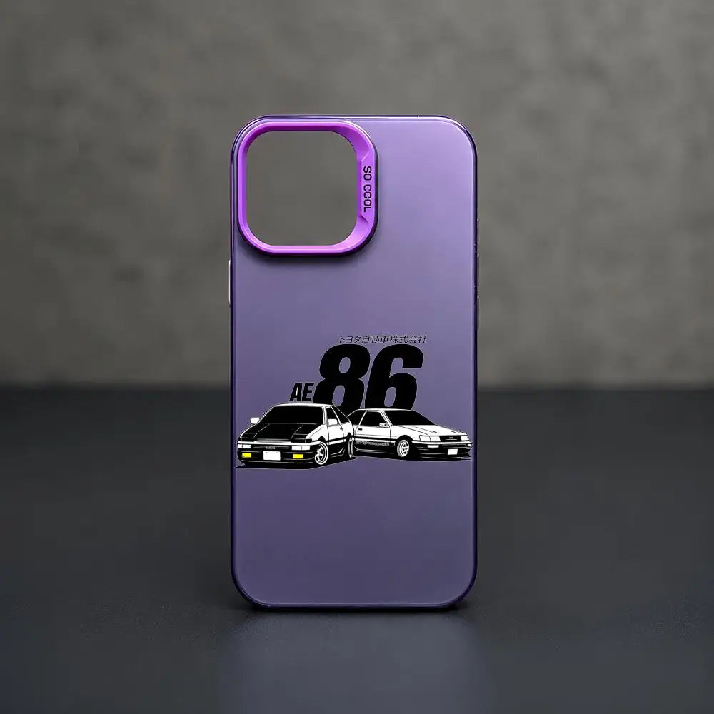 Twin AE86 Street Rivals Case for iPhone - Violet finish