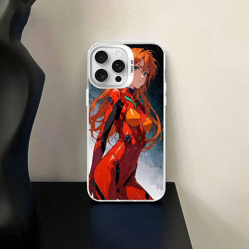 Asuka Langley Portrait Clear Case for iPhone - Transparent Clear finish